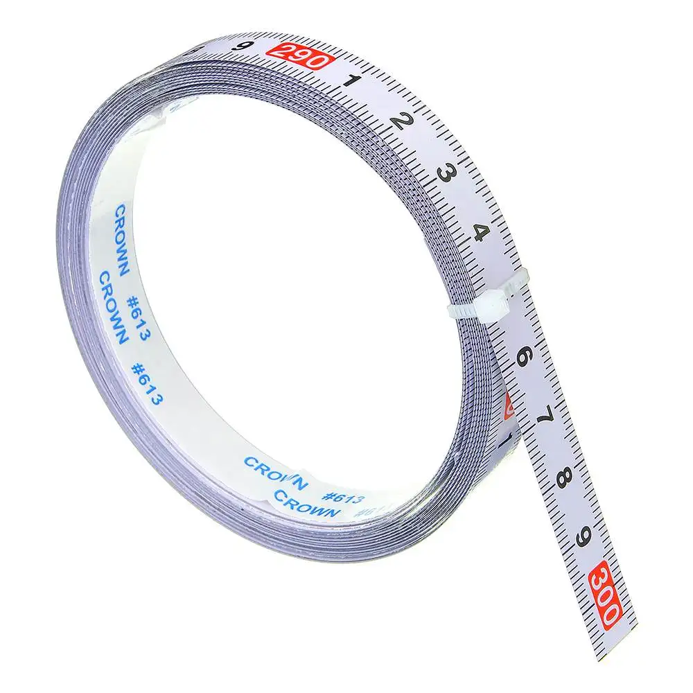 

Miter Track Tape Measure Self Adhesive Metric Steel Ruler Miter Saw Scale For T-track Router Table Saw Band Saw Woodworking Tool