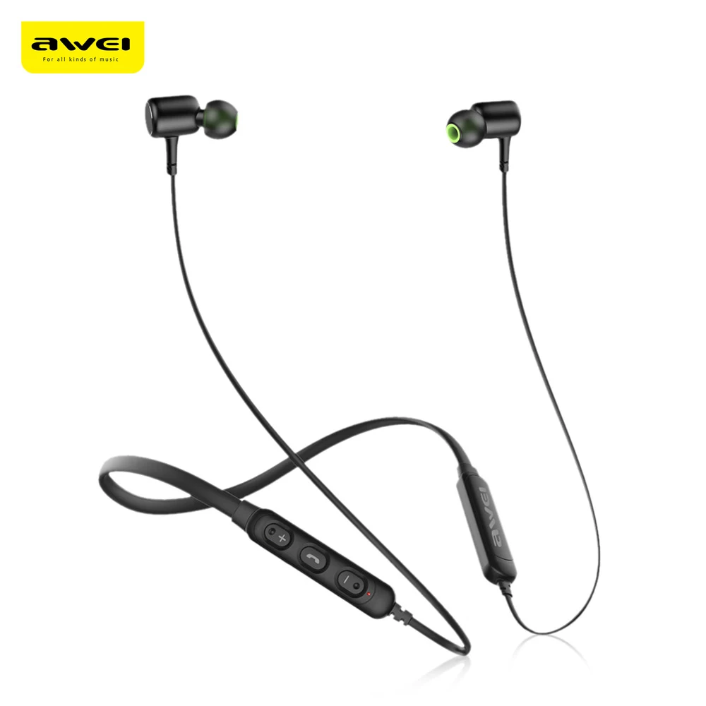 Awei G30BL Magent вкл/выкл беспроводные наушники (Bluetooth 4 2 Hands Free Call 6 часов музыки