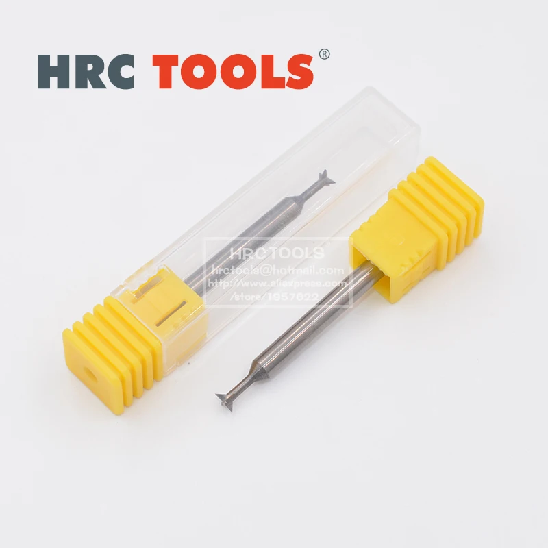 E1-d4x1.5cx6Dx50L 4-флейта HRC55 90 градусов ласточкин хвост Карбид фрезы | Инструменты