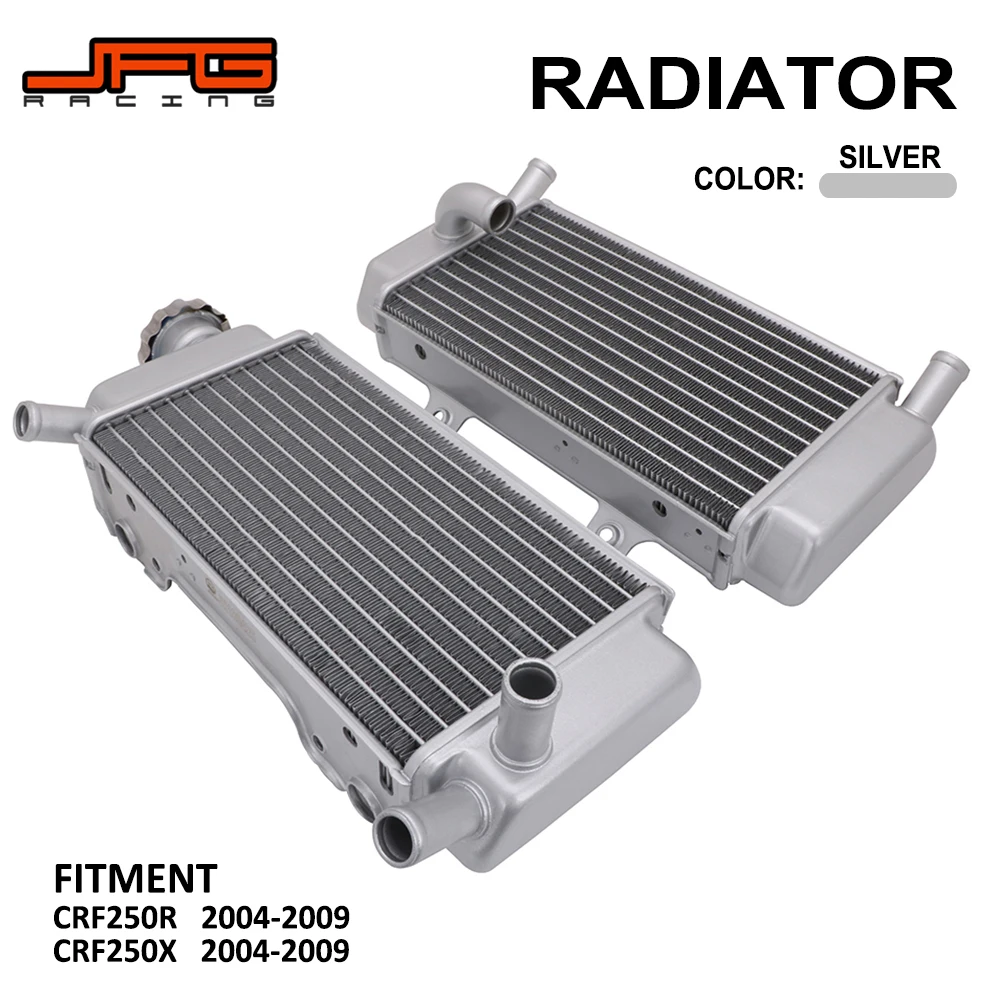 Радиатор охлаждения двигателя мотоцикла для HONDA CRF250R CRF250X 2004 2005 2006 2007 2008