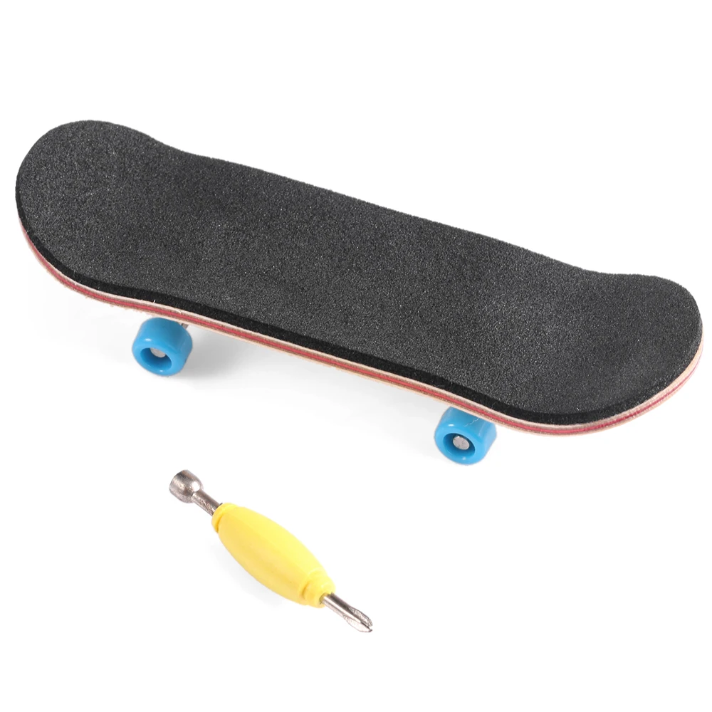 

Professional Wooden Fingerboard Tech Deck Finger Skateboard Wood Basic Mini Finger Skate Boards With Bearings Wheel Foam Tape