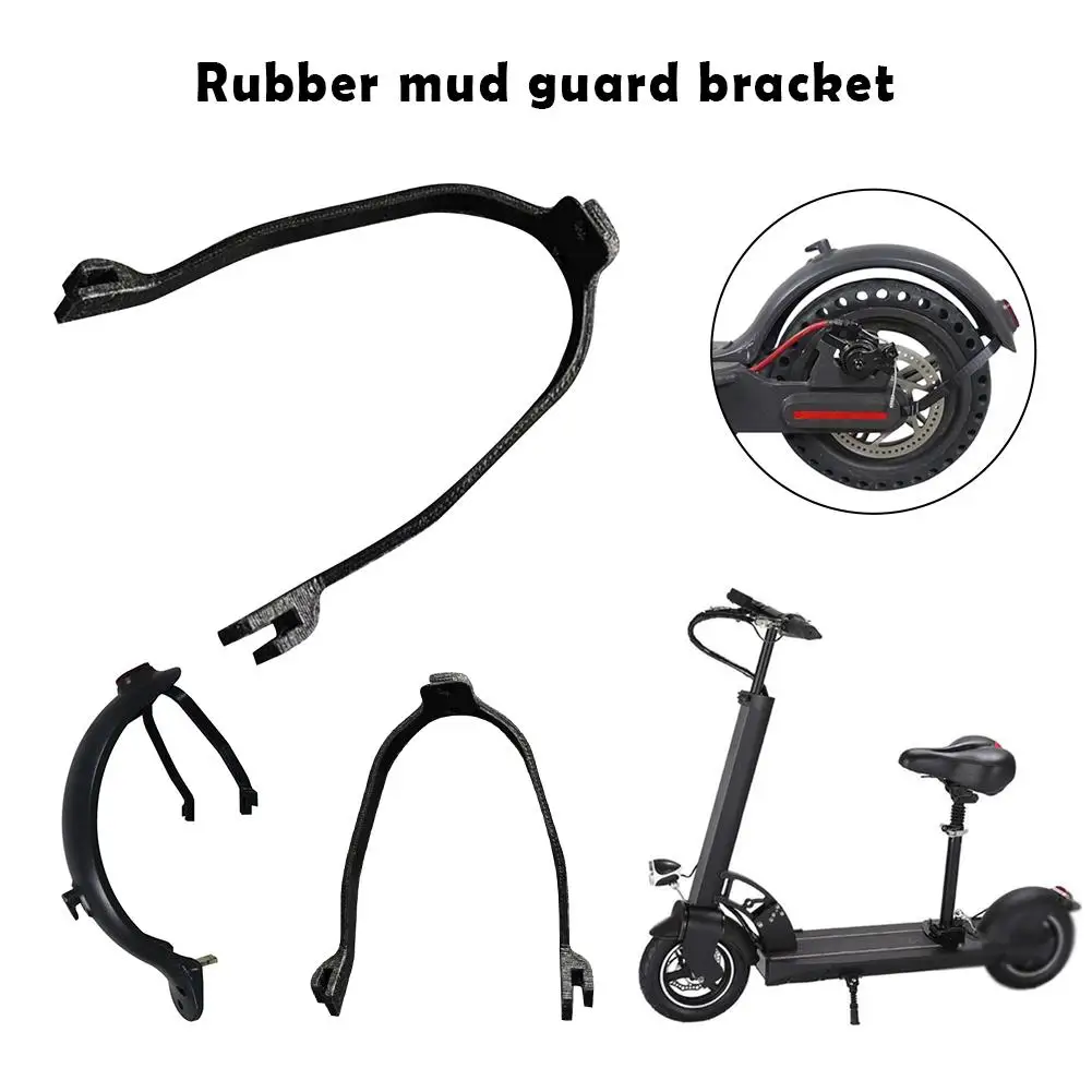 Rubber Mud Guard Bracket Retaining Mud Tile Shock Absorber Ant-Break Bracket For Xiaomi Mijia M365 Scooter Accessories Rubber Mud Guard Bracket Retaining Mud Tile Shock Absorber Ant-Break Bracket For Xiaomi Mijia M365 Scooter Accessories
