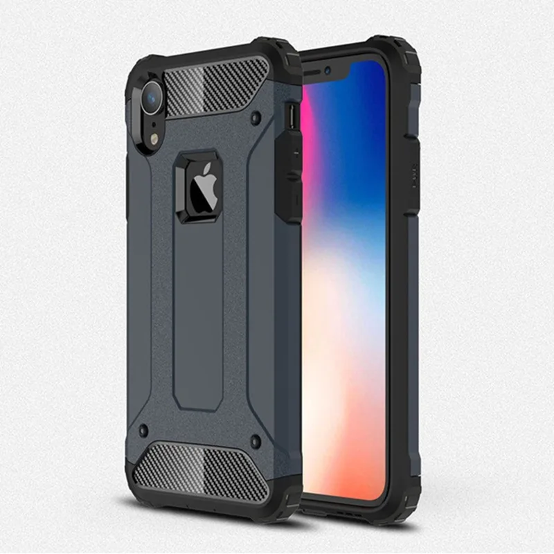 

New Case For Iphone Xs Max Hybrid Tough Rugged Armor Case For Iphone 8 7 6 6s Plus X Xr Cover Hard Pc Silicone Shockproof Coque