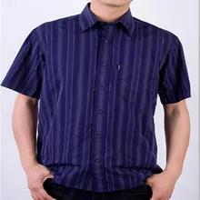 Новая брендовая Летняя мужская рубашка с коротким рукавом Тонкая Европейская Мужская деловые рубашки в повседневном стиле высокого качества w389