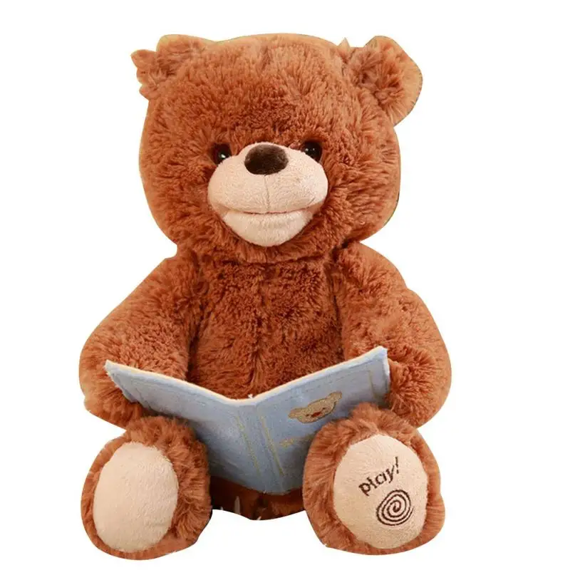 

Electric Singing Storytelling Bear Plush Toy Intelligent Interactive Children's Toy English Version For Children