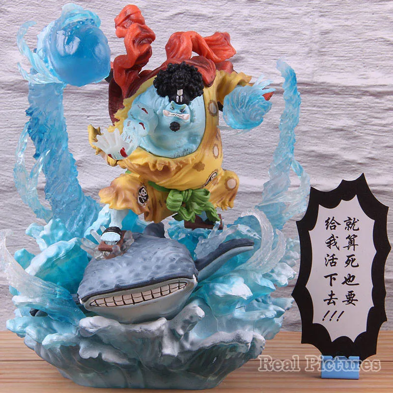 

One Piece Action Figure Jinbe Battle Damage Version Jimbei PVC Collectible Model Toy Gift For Kids
