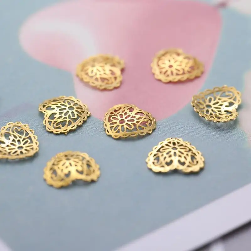 

Gold Silver Nail Art Charms Rhinestone Nail Art Decoration Tips Rivet DIY Manicure Tools 3D Metal Studs For Nail