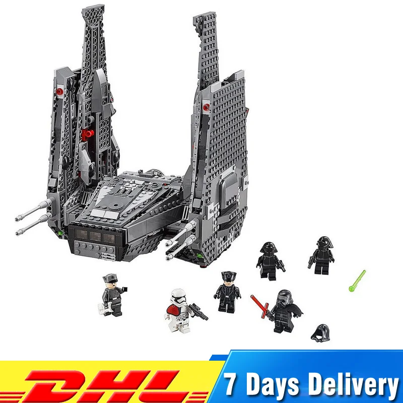 

LEPIN 05006 Star War Kylo Ren Command Shuttle Model Building Blocks Educational Toys for Children Compatible LegoINGlys 75104