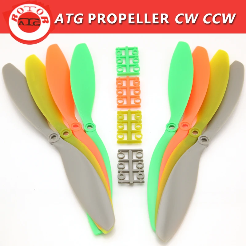 2 пары ATG Пропеллер CW CCW APC Prop 8038 1047 1147 1238 для мультироторного коптера квадрокоптера серого цвета Прямая поставка