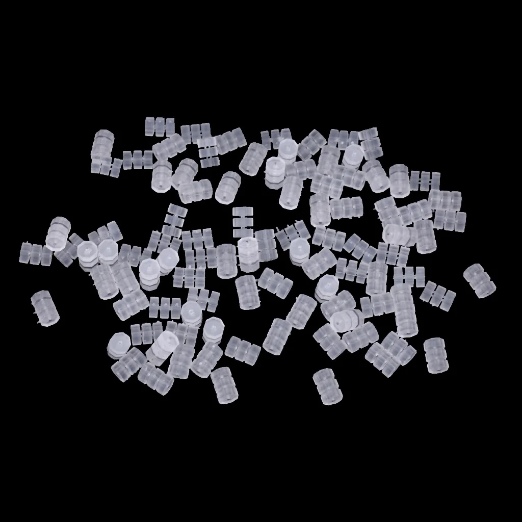 

100 Pieces Bike Donuts Cables Housing Cable Donuts O-Rings for 1.1-1.8mm Shift /Brake Cables