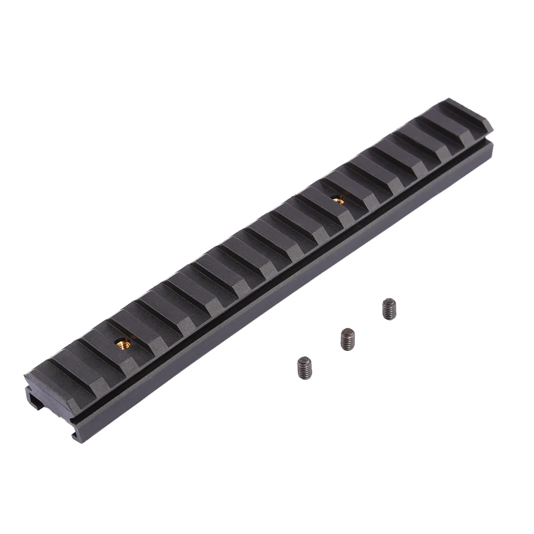 

Worker 3/5/7/10/15/16CM Nylon Grooved Top Rail Mount Kit for Nerf with Track - Black