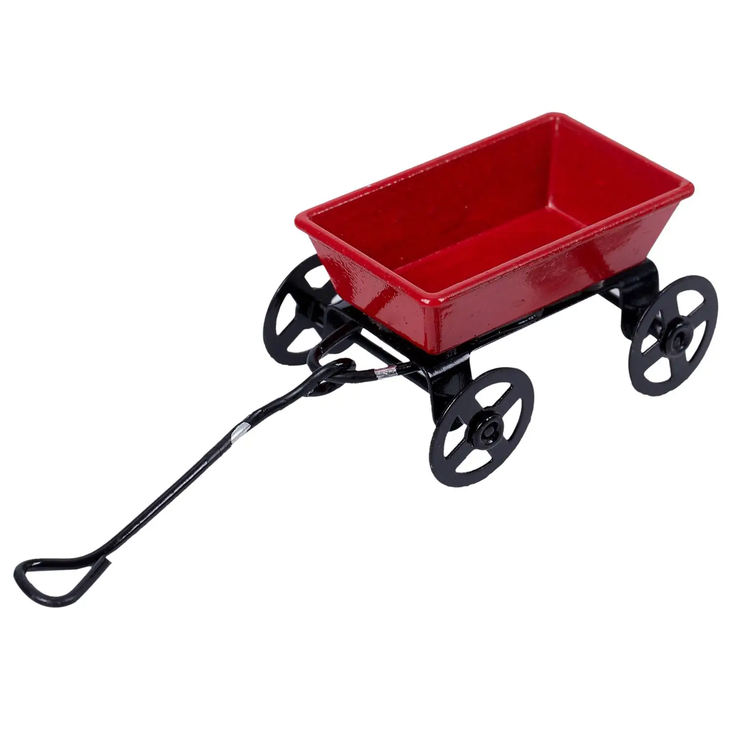 

1:12 Dollhouse Miniature Fairy Garden Car red&black