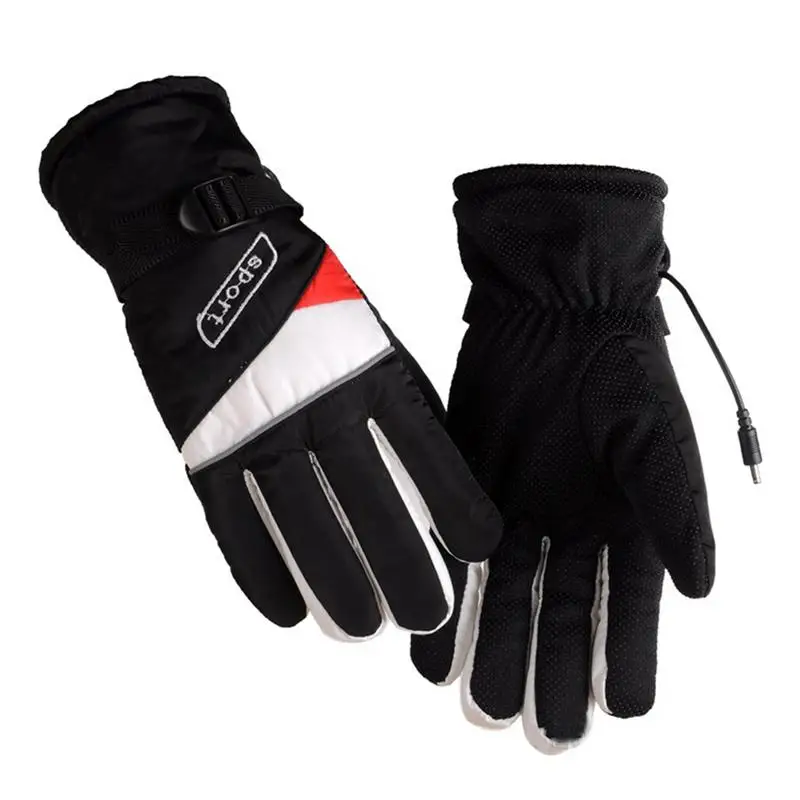 

12V Motorcycle Electric Heated Gloves For Winter Outdoors Electrical Heating Equipment For Woman And Man
