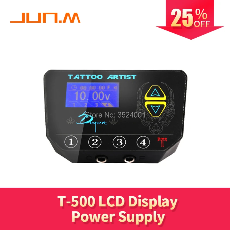 Nuevo T-500 pantalla LED tatuaje fuente de alimentación producto envío gratis fuentes de alimentación tatuaje
