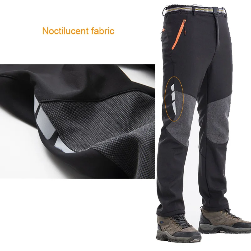 TRVLWEGO acampar al aire libre senderismo pantalones de los hombres de invierno de calor a prueba de viento de montaña de esquí caminata Trekking Pantalones TRVLWEGO acampar al aire libre senderismo pantalones de los hombres de invierno de calor a prueba de viento de montaña de esquí caminata Trekking Pantalones