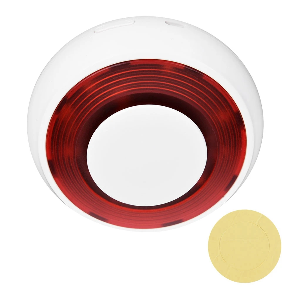 

Wireless Independent Home Security Sound and Light Strobe Siren Warning Alarm 2019