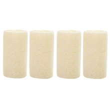 4 шт. губки люфа отшелушивающие натуральный Душ Спа Ванна красота колодки салфетки очиститель Отшелушивающий полотенца Скрубберы