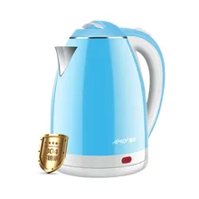 2L воды чайник 304 Нержавеющая сталь Внутренний слой мгновенный нагрев Электрический воды автоматический механизм защиты проводной