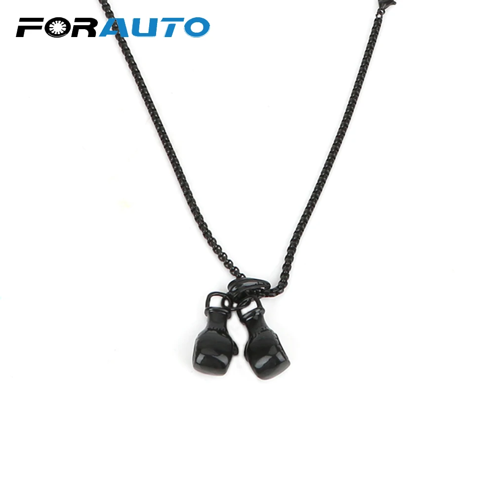 

FORAUTO Boxing Gloves Shape Car Rearview Mirror Hanging Ornaments Car Pendant Decoration Car-styling Auto Interior Accessories