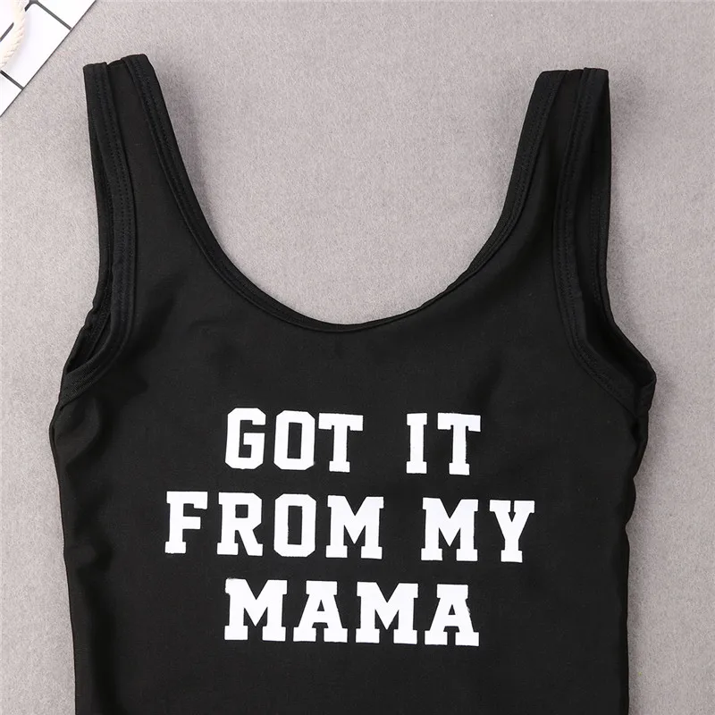 Одинаковые купальники для всей семьи Монокини женщин и девочек Мужские плавки