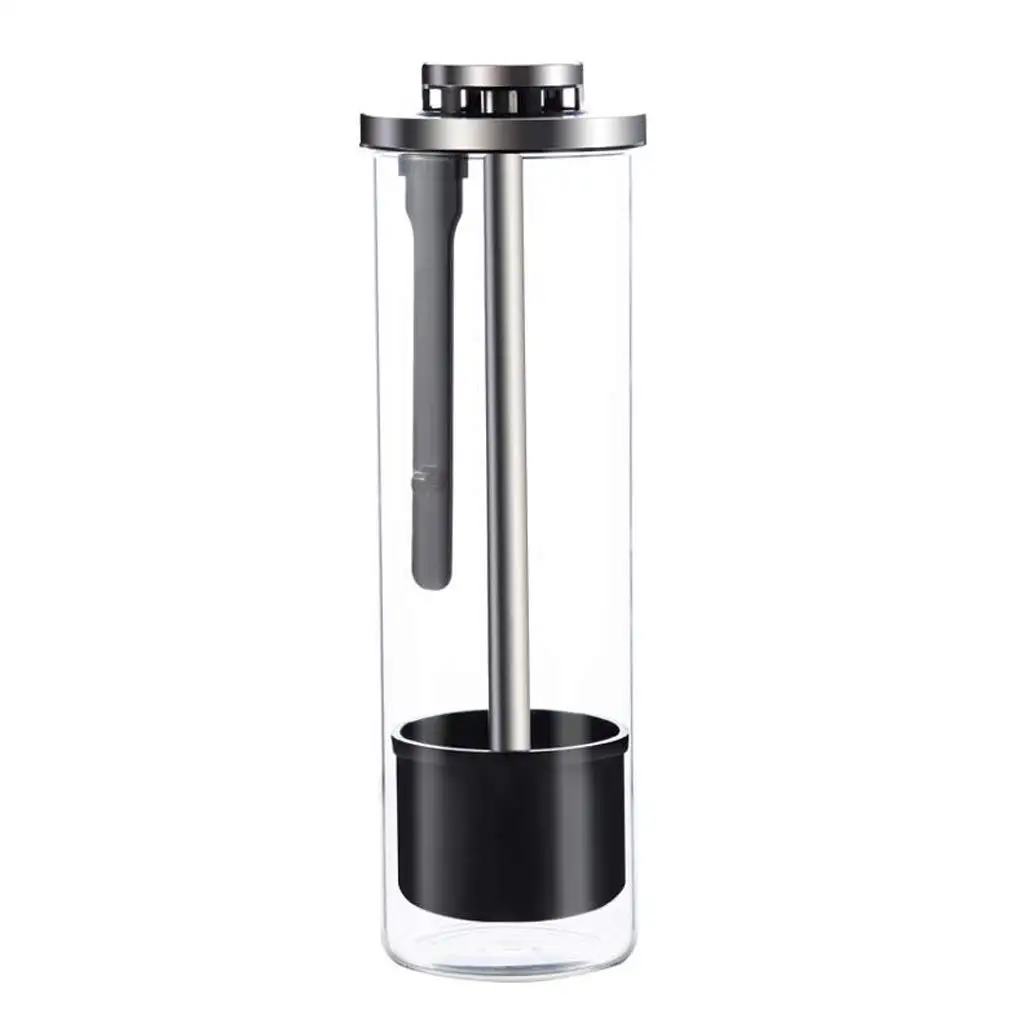 

Hot Sale Visible Glass Chopsticks Cage With Lid Cutlery Storage Tank Household Cartridges Drain Rack Kitchen Supplies