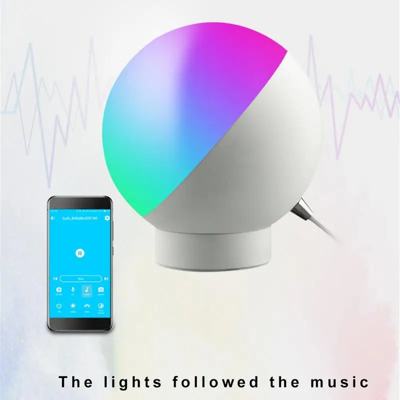 7 Вт смарт настольная лампа Led ночник RGB Wifi приложение дистанционное управление