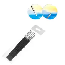 5 шт. стоматологическая клейкая композитная Смола цемент фарфор зубы силиконовая щетка ручка