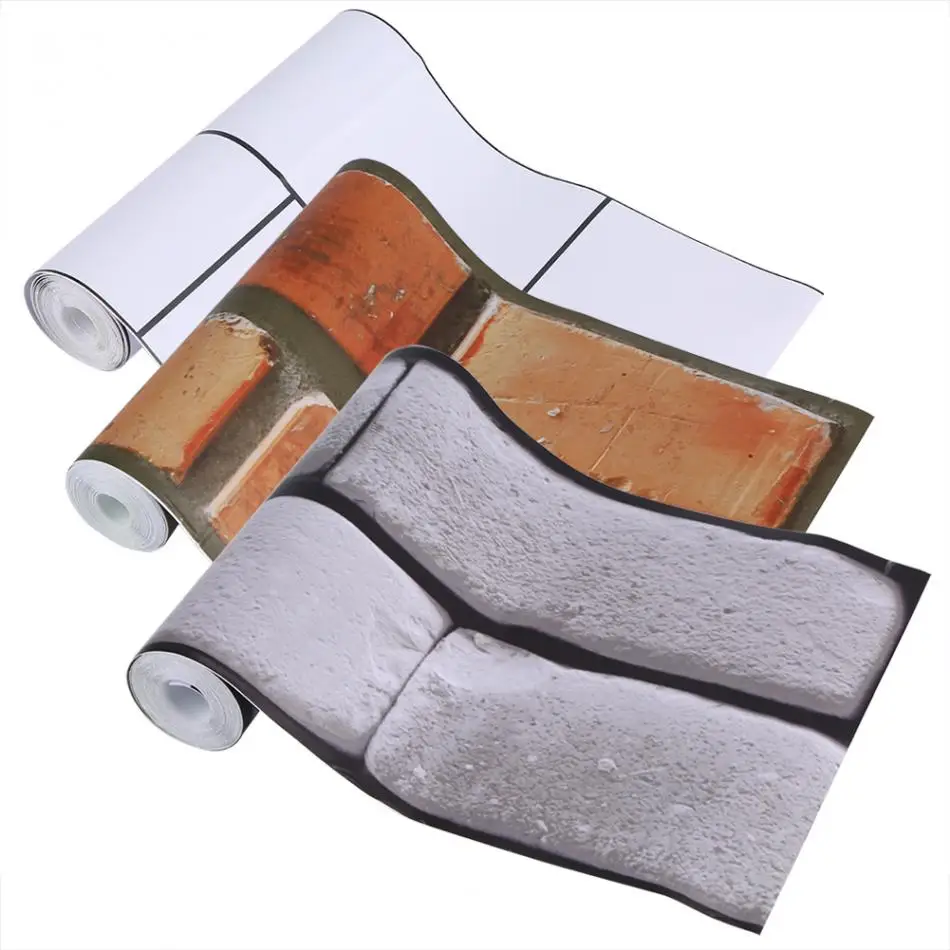 

Hot 5 Meter Self Adhesive Tile Stickers Wallpaper 20cm Wall Floor Sticker Waterproof Kitchen Home Decor Tools Accessories