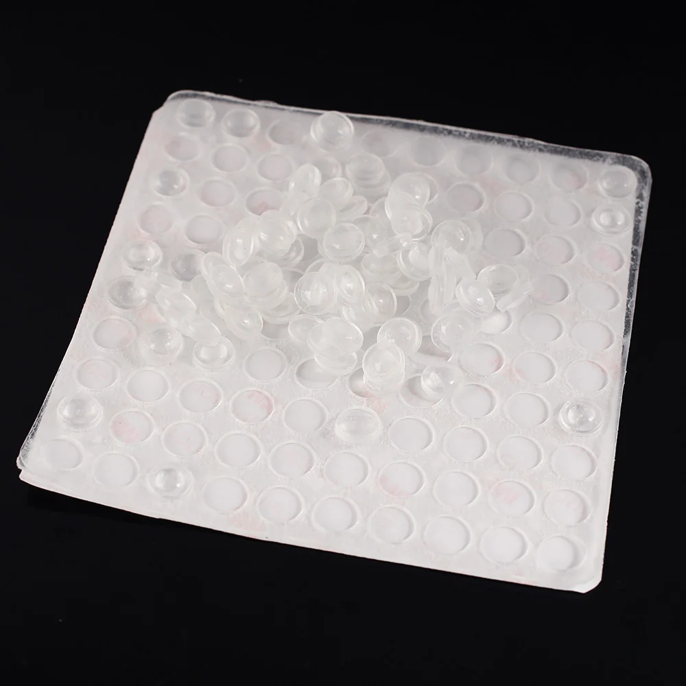 Nordic Silicone Feet Pads Rubber Bumper Damper 100pcs EVA Silicone 8.5*2.5mm Cupboard Anti Slip Stop Cushion Furniture Legs