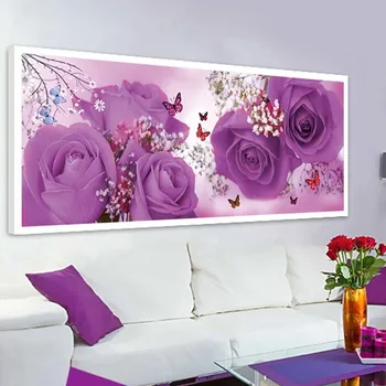 

Huacan 5D DIY Diamond Painting Landscape Flower Full Square Drill Diamond Embroidery Picture Rhinestone Mosaic Decor Home Gift