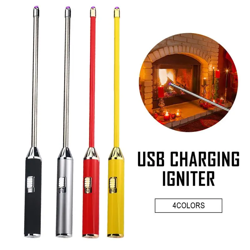 Extended Tube Electric Lighter Fire Cooker Pulse Igniter Ignition Gas For BBQ Camping Igniter
