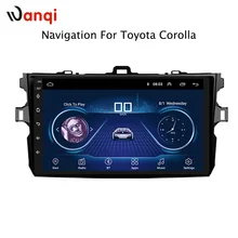 9 inch Android 8.1 car dvd GPS Navigation for toyota corolla 2007-2013 With Bluetooth/TV/WIFI/USB/Radio/video