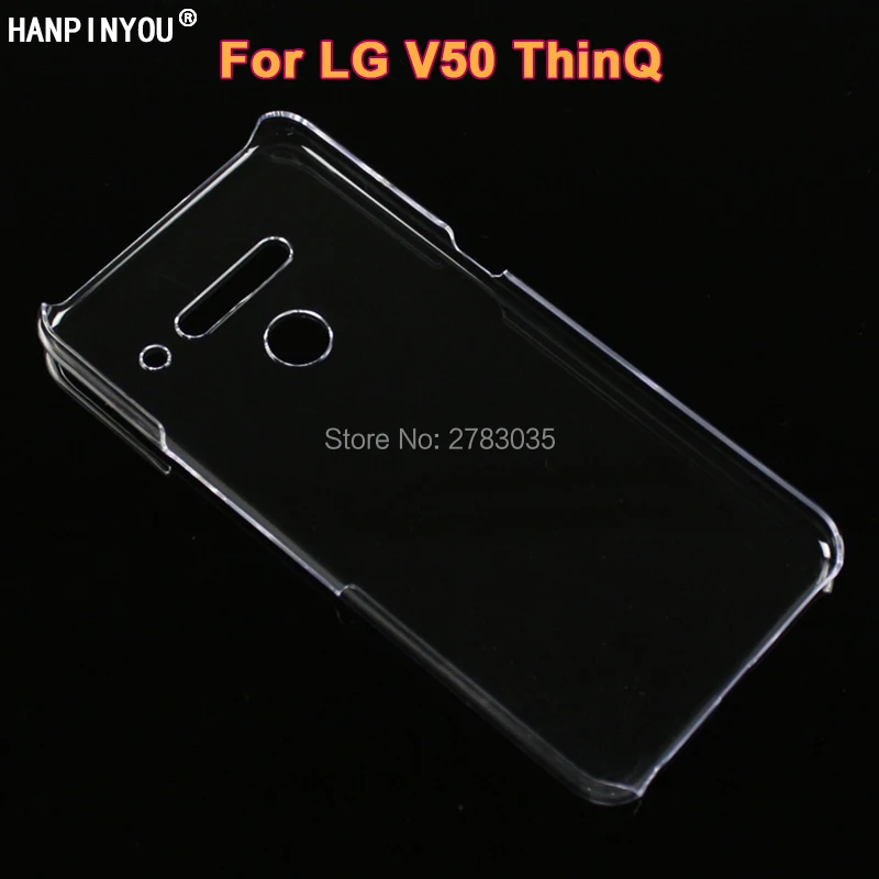 

For LG V50 ThinQ 5G 6.4" Glossy Snap Phone Case Crystal Invisible Hard PC Cover Clear Protect Back Shell