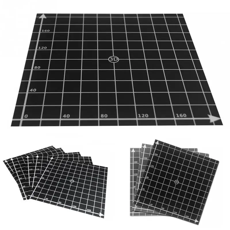 

For 3D Printer 220mm Heated Bed Hot Plate Platform Sticker Tape Black HOT