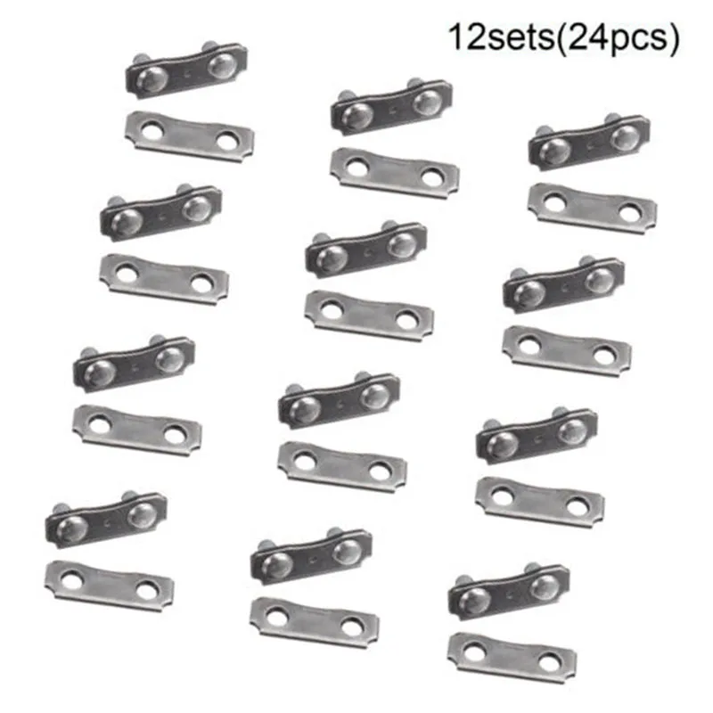 

12 Set Replacement Chainsaw Chain Joiner Links Kit 3/8LP Pitch - .043 .050 Gauge