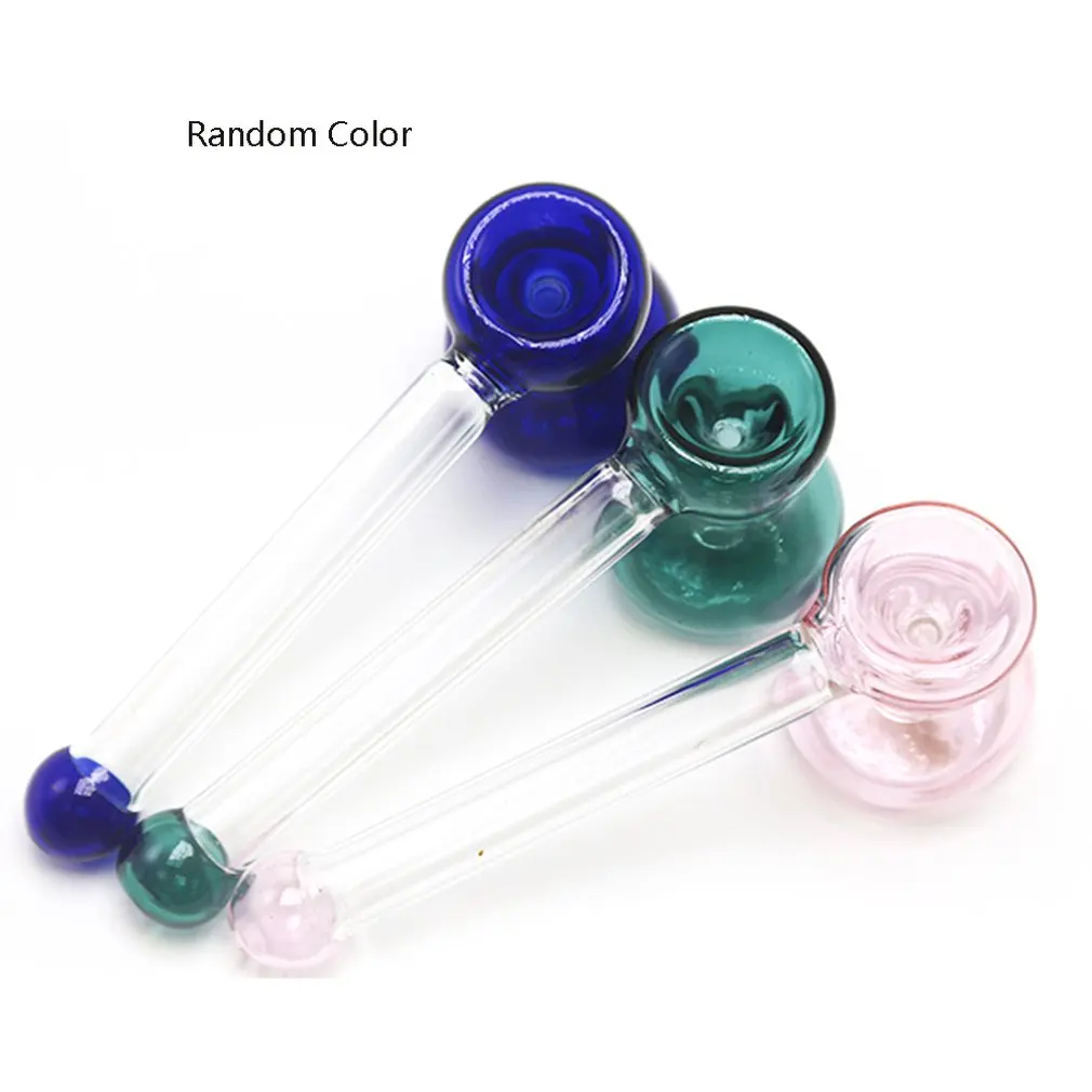 

Long Gourd Glass Smoking Pipe Colorful Pipe Tube Mini Smoking Tobacco Pipe Best Gift for Father & Husband