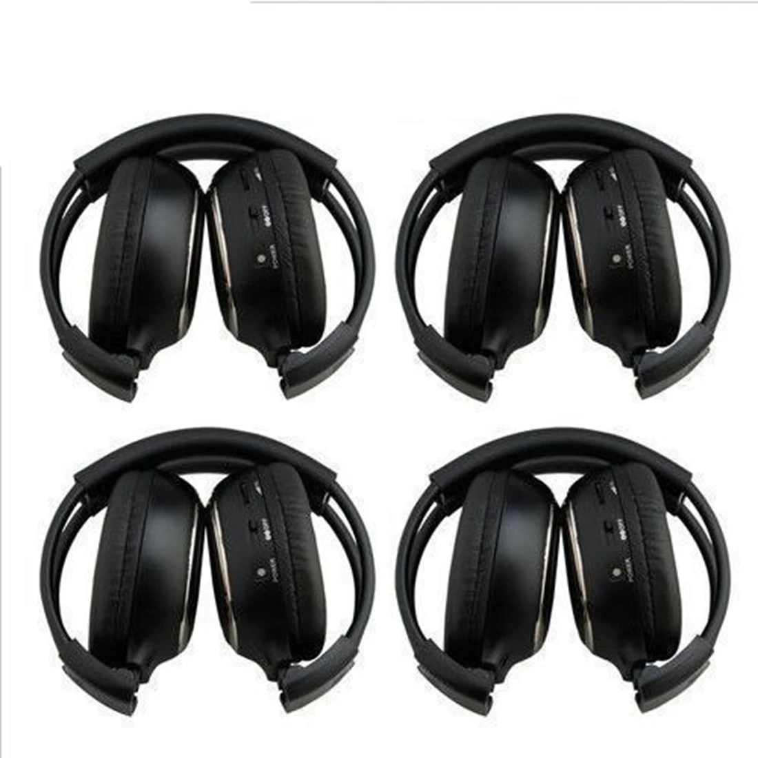IR Infrared Wireless headphone Stereo Foldable Car Headset Earphone Indoor Outdoor Music Headphones TV headphone 4 headphones