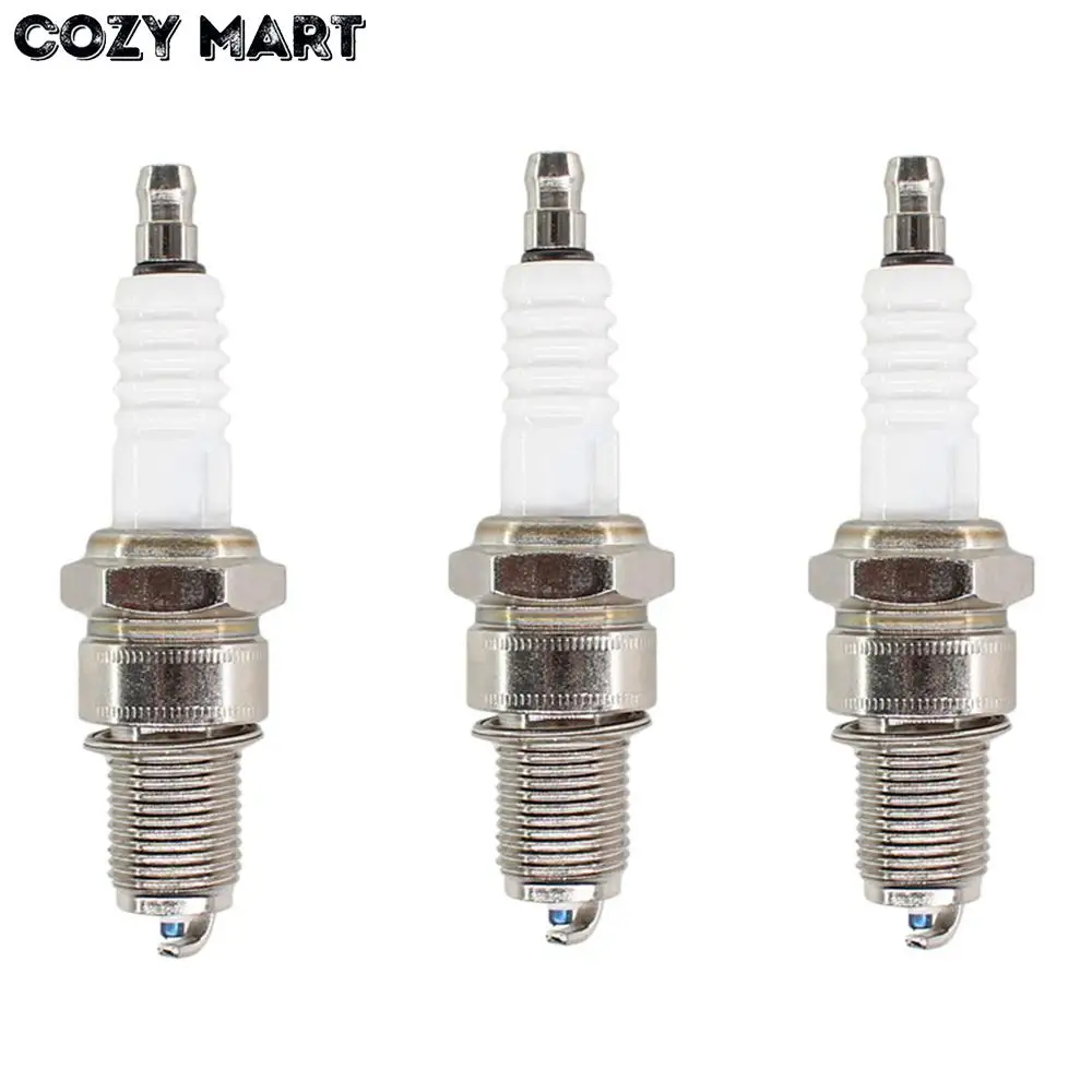 

3pcs Spark Plugs for F7TC 168/188 2kw 5kw Gasoline Generator GX160 GX200 GX240 GX270 GX340 GX390