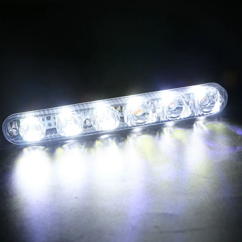 6LED Flowing Sequential Car Turn Signal Indicator DRL Daytime Running Light Lamp 6LED Flowing Sequential Car Turn Signal Indicator DRL Daytime Running Light Lamp