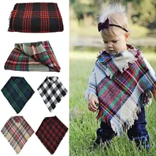 CANIS/ Модная вязаная зимняя накидка с капюшоном для маленьких мальчиков и девочек, теплая накидка, накидка, накидка шаль