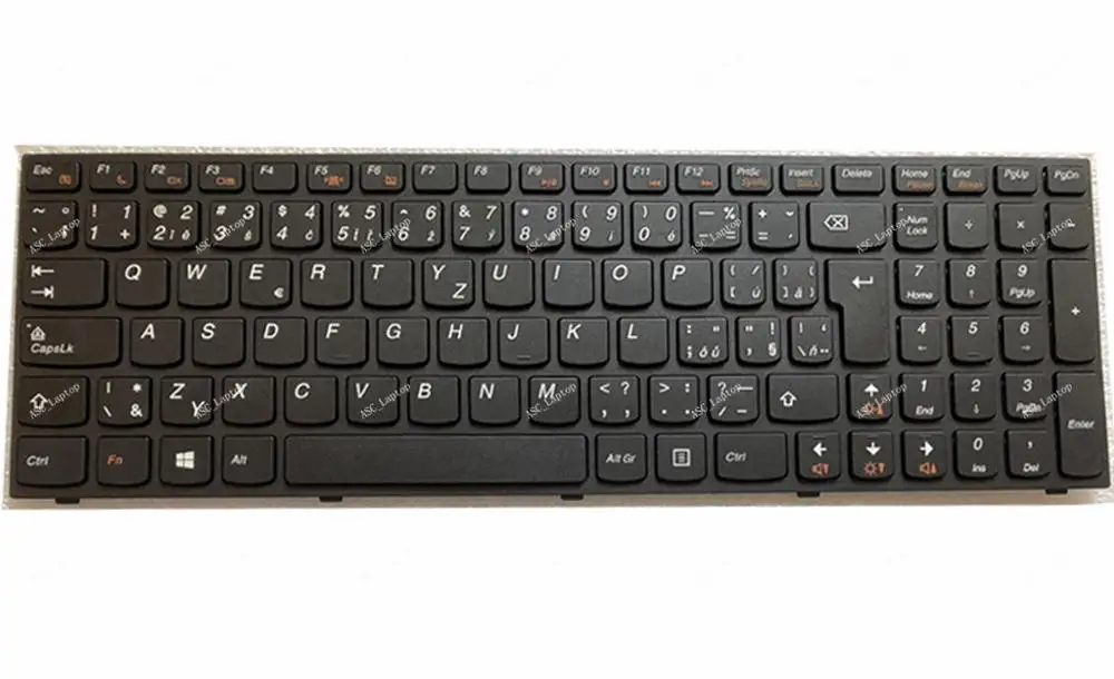 Новый Чешский Словацкий клавиатура для LENOVO B5400 B5400A M5400 M5400AT ноутбука черная рамка |