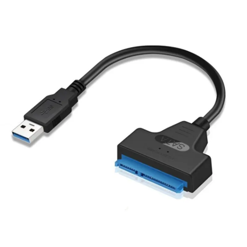 

USB 3.0 SATA 3 Cable Sata to USB Adapter Up To 6 Gbps 2.5" External SSD HDD Hard Drive 22-Pin Install Computer Cable Connector