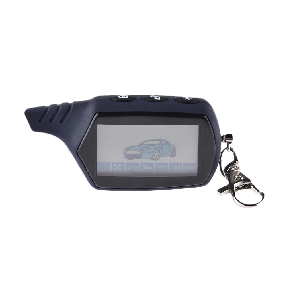 

LCD Remote Controller 2 Way Car Alarm Key For Starline 91 Engine Starter Starline A91 Fob Keychain Body Remote