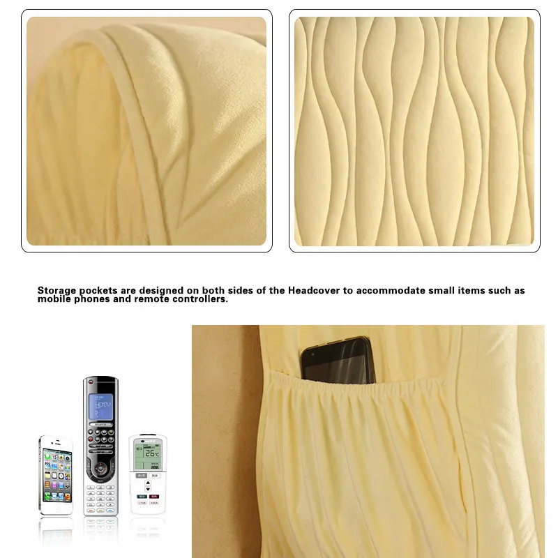 120-220 см все включено тканевые покрывала современные пылезащитные эластичные полностью покрывала чехол на спинку кровати защитный покрывало для кровати с карманом