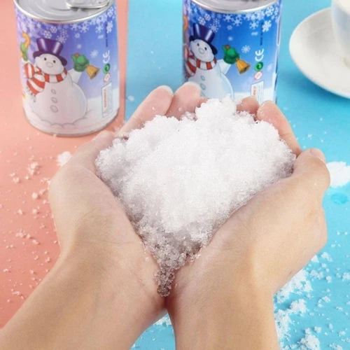 

Magic Instant Snow Powder Fake Artificial Snow with Shovel and Solidifying Powder for Christmas Winter Theme Party Decor