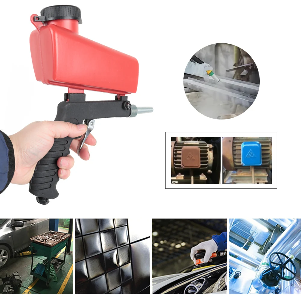 Portable Gravity Sandblasting Gun Pneumatic Small Sand Blasting Machine