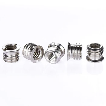 

Standard 1/4inch-20 Female to 3/8inch-16 Male Screw Adapter Reducer Bushing Converter for DSLR Camera Camcorder Tripod Monopod