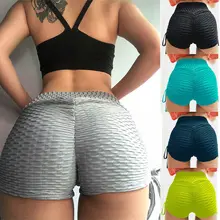 7 цветов Для женщин горячие шорты для йоги спортивные Леггинсы Push Up колготки тренажерный зал с высокой талией, для фитнеса кроссовки спортивные брюки