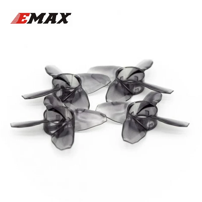 

2 Pairs Emax Tinyhawk Indoor FPV Racing Drone Spare Part Turtle Mode Avan 40mm 4-Blade Propeller