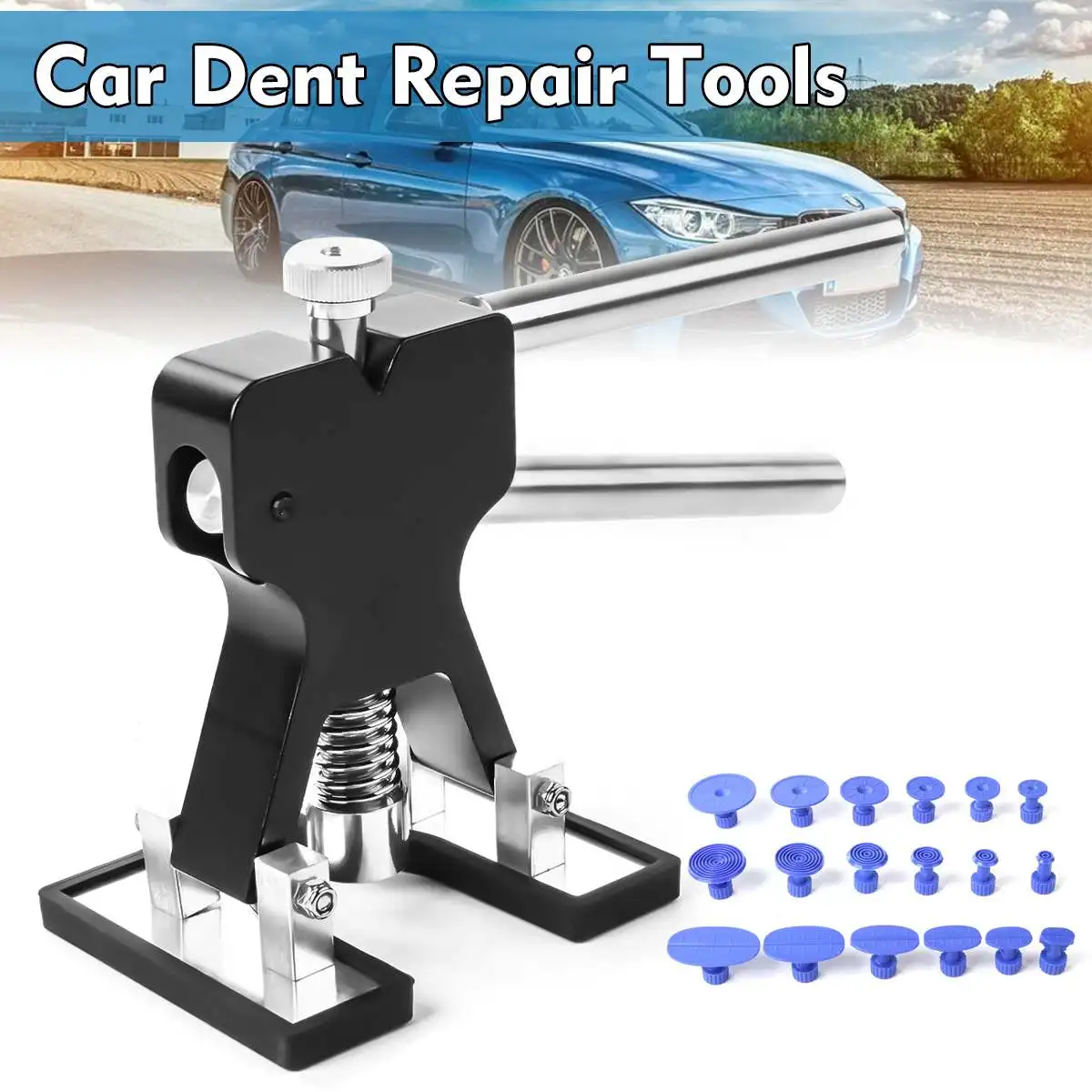 

Car Paintless Dent Repair Tool Dent Removal Dent Puller Tabs Suction Cup For Hail Damage Hand Tool Set Dents